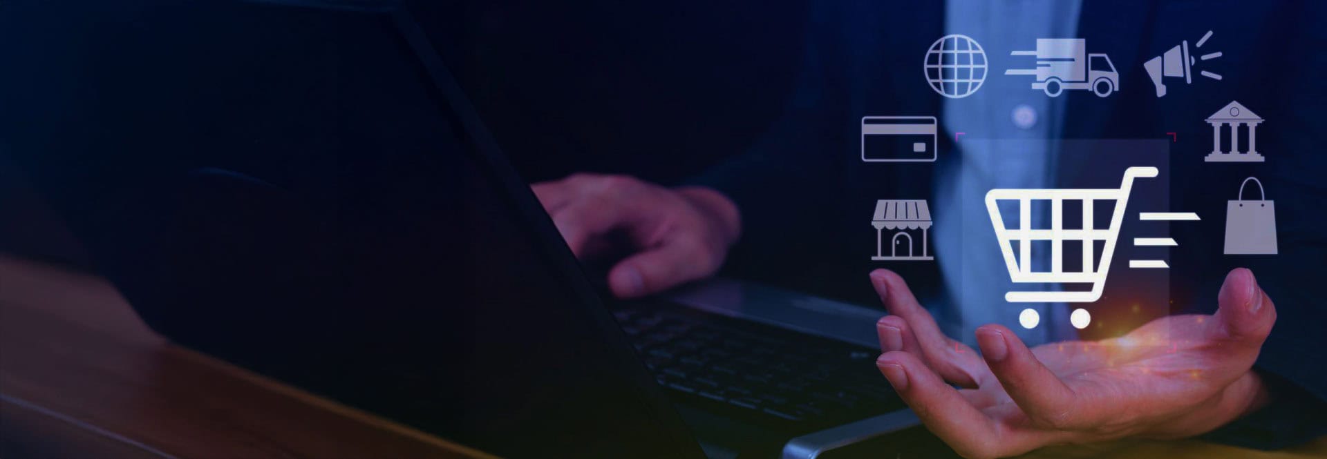 Retail and ecommerce industry digital transformation banner